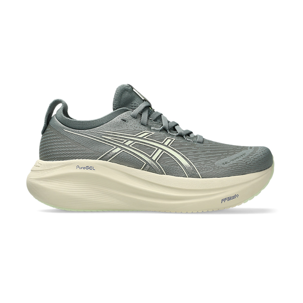 ASICS Women Gel-Nimbus 27 Wide - Monument Blue / Whisper Green